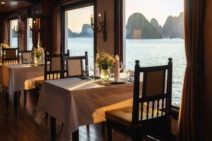 6141728433. Lotus Restaurant Indochina Sails Halong Bay8